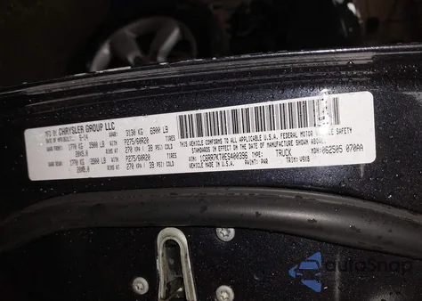 2014 Ram 1500 Express из США, поврежденный, VIN 1C6RR7KT0ES400396